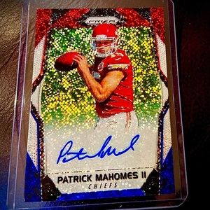 Patrick Mahomes Autographed Rookie RP Card